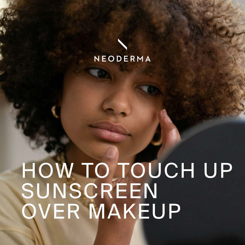 How to Touch Up Sunscreen Over Makeup